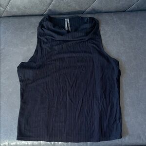 Anthropologie Elegant Black Sleeveless Top